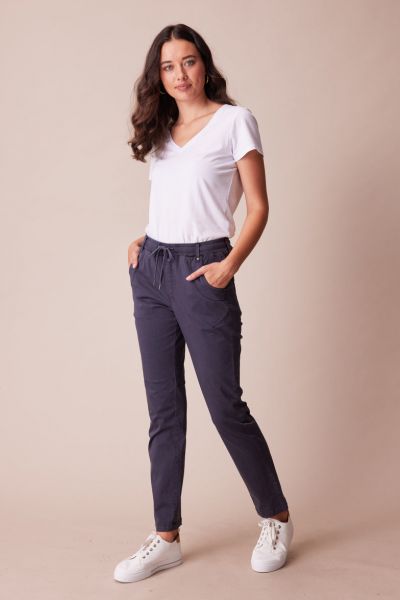 Lania Cannon Port Pant In Steel