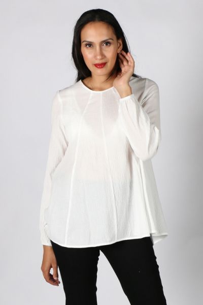 NYNE Reflect Top In White Waffle