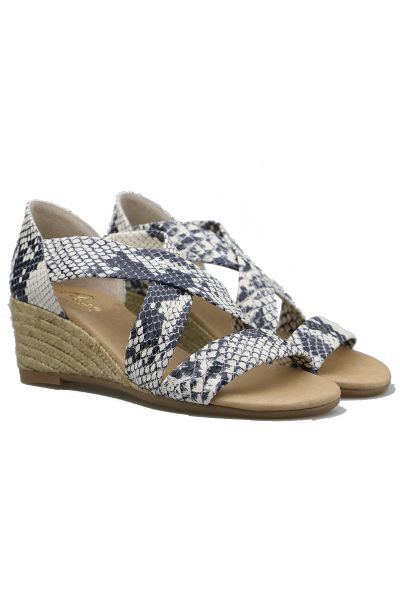 Claire High Espadrille By Pinaz In Snake