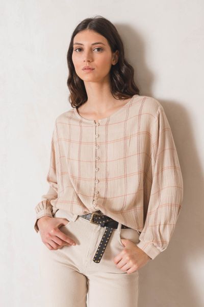 Indi and Cold Terra Shirt In Check