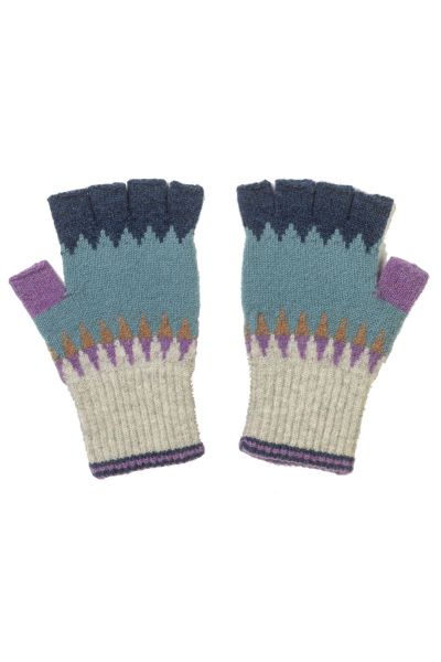 Eribe Alloa Fingerless Gloves In Arctic Night