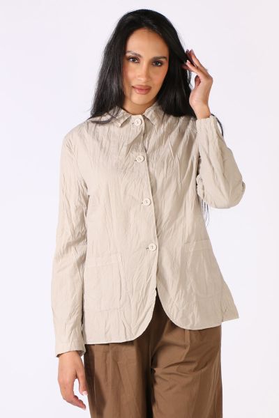 Amici Cotton Up Wind Jacket In Sand
