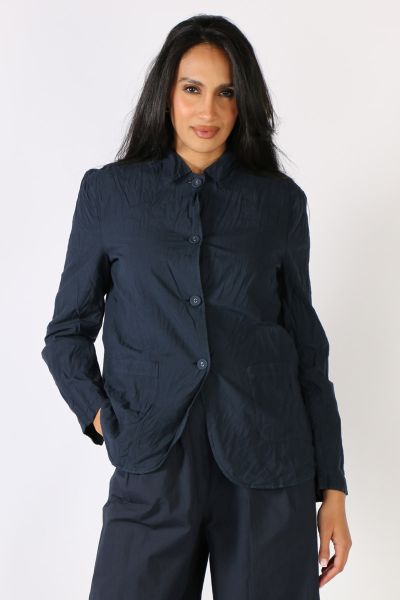 Amici Cotton Up Wind Jacket In Navy