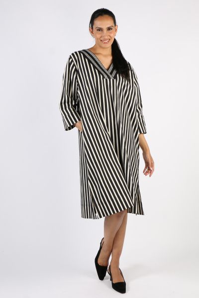 Bagruu Jenna Dress In Stripe