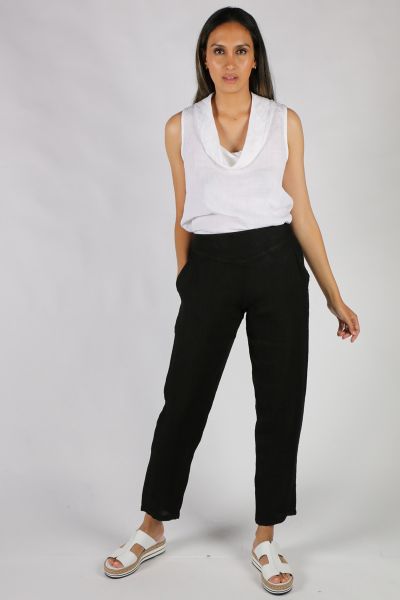 Border Pant In Black by Blueberry 