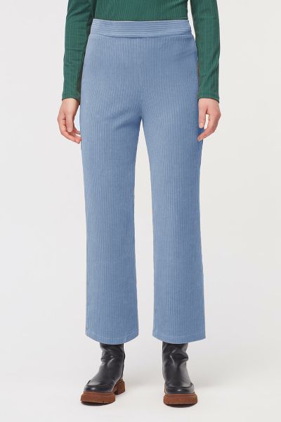 Nice Things Corduroy Stretch Pant In Blue
