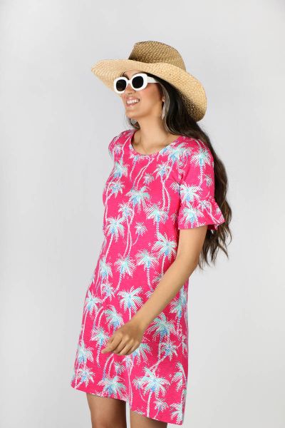 Hatley Kelli Palm Mirage Dress