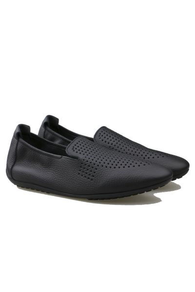 Fanhoo Moccasin Shoe In Black