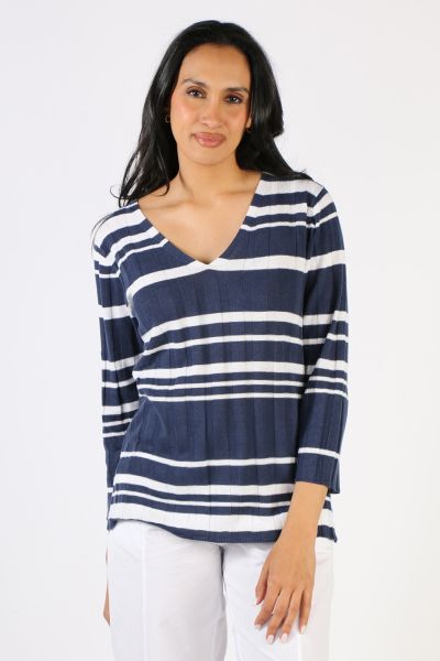 The Rib a Little Cardigan in Ivory by Foil is a light and simple, Spring knit, perfect for having on hand to wear during cooler days. This is a button through style, wear open over dresses, or buttoned up as a sweater. Style 7364.
