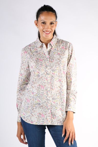 Foil All Class Shirt In Floral Print