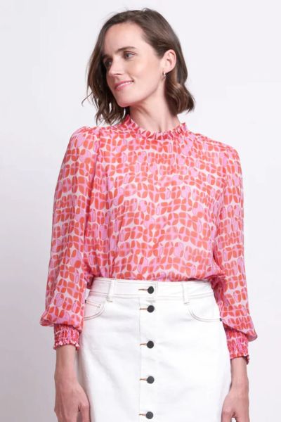 Foil Sloane Square Shirt In Pink