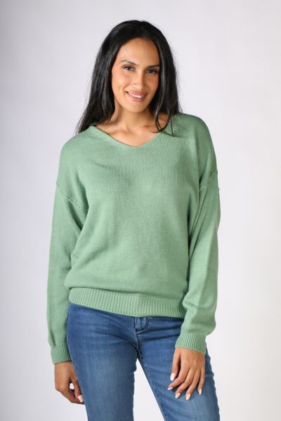 Funky Staff Martina Pullover In Green