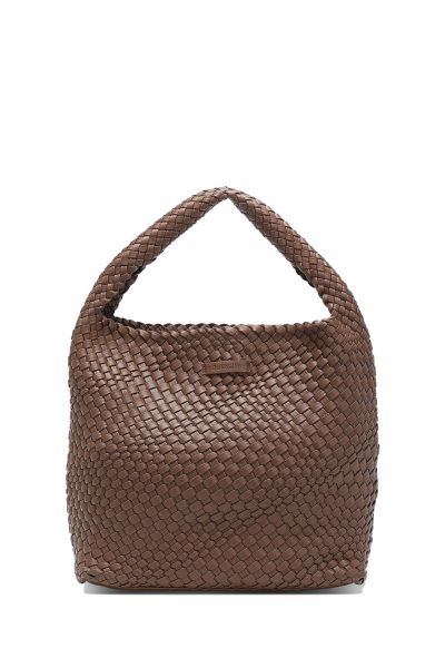 Gabby Woven Bag By Louenhide In Choc