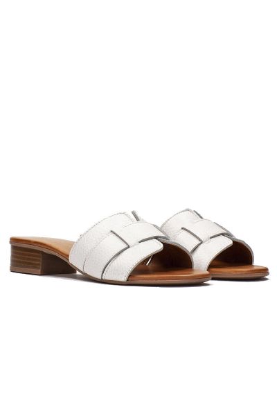 Hispanitas Plana Lola Slide In White