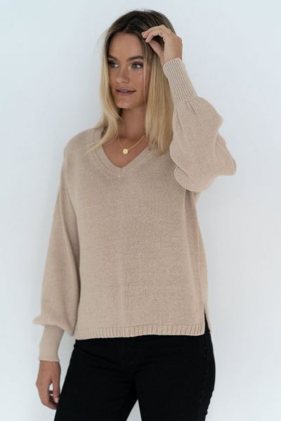 Humidity Valley Jumper In Latte