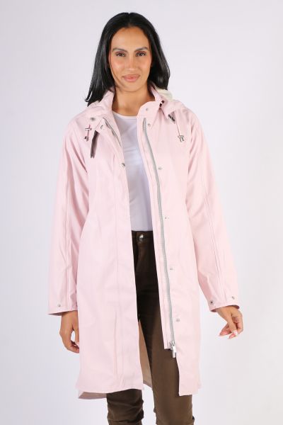 Ilse Jacobsen A Line Raincoat In Light Pink