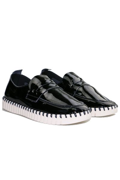 Tulip Loafer By Ilse Jacobsen In Black