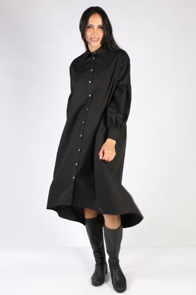 Curate Thread Lightly Dress In Black