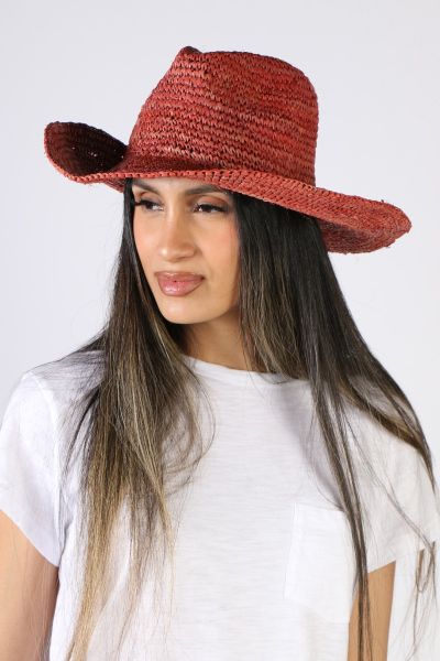 Cowboy Hat By Cherry red In Red
