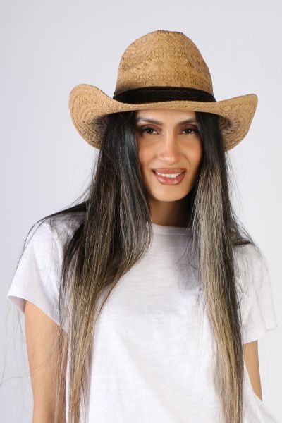Cowboy Hat By Cherry Red In Toast