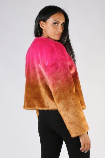 Coop Crazy Fur You Coat Pink