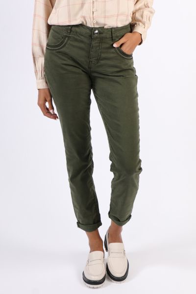Mos Mosh Naomi Treasure Pant In Forest