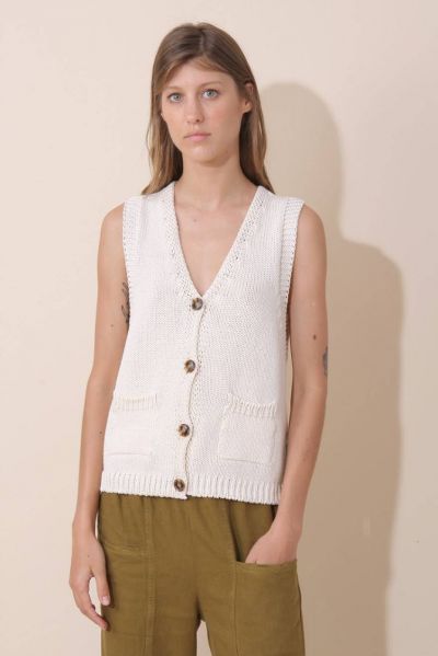 Indi & Cold Recycle Kit Vest In Natural