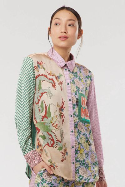 Me369 Isabel Shirt In L'Amour Print