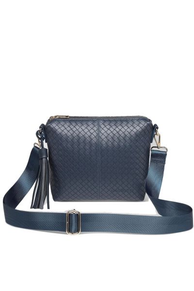 Kasey Woven Bag By LouenhideIn Navy