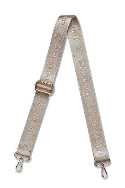 Logo Guitar Strap By Louenhide In Beige