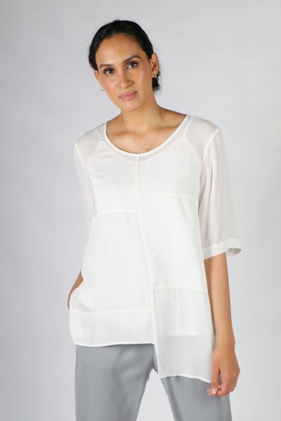 Lounge Matera Top In Ivory
