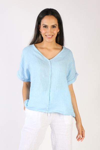 Milson Elle Top In Chambray