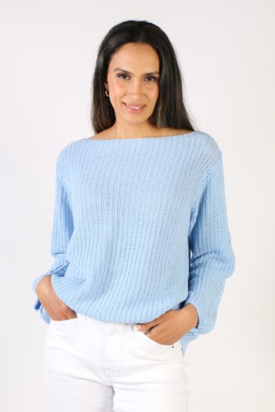 Milson Piper Jumper In Chambray
