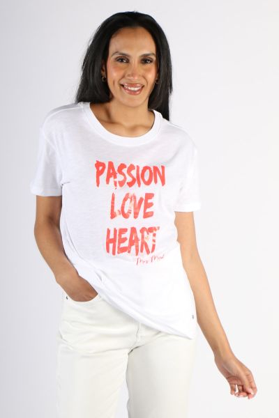 Groove to your own beat in this cotton tee by Mos Mosh. With graphic text and easy fit, this short sleeve tee is perfect for the season. Style it however you like. Style 150350.