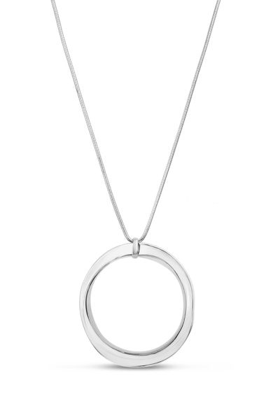 Silver Pendant Necklace By Jantan In Silver