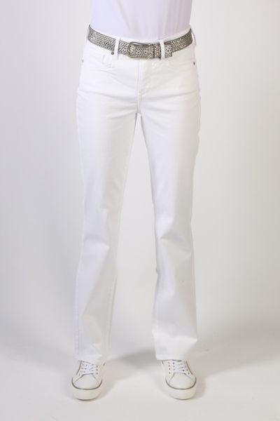 NYDJ Marilyn Straight Leg Jeans In White