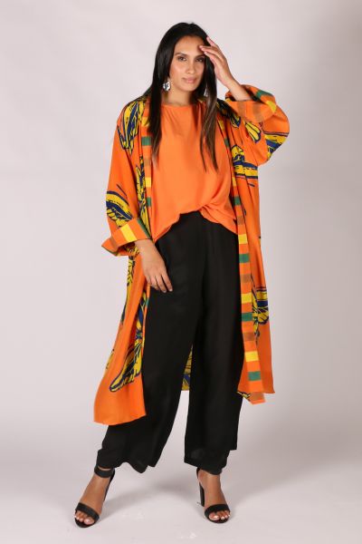 Anupamaa Aarushi Kimono In Orange