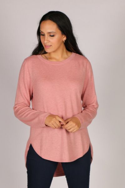 Bridge & Lord Curved Jumper In Dusty