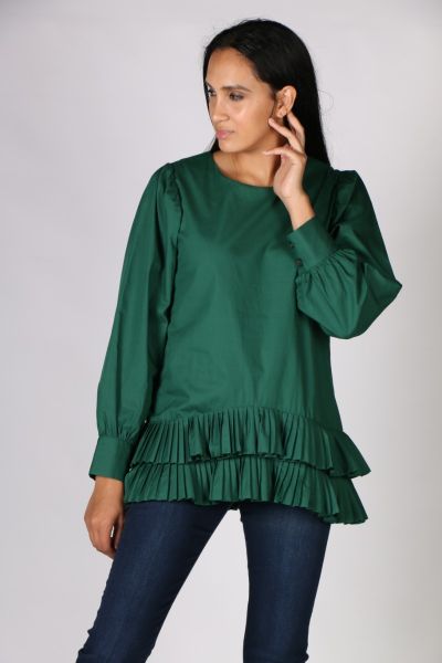 Never Miss A Pleat Top By Trelise Cooper In Green