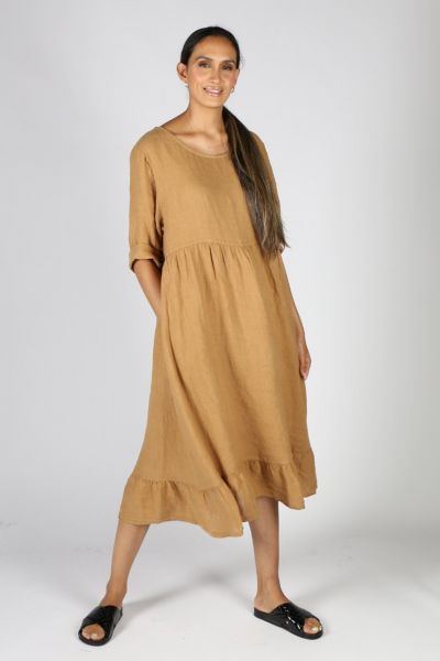 Ridley Eloise Dress In Camel
