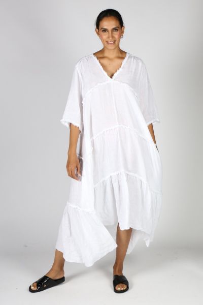 Ridley Catalina Dress In White