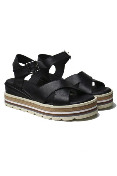 Thyme and Co Tinana Sandal In Black