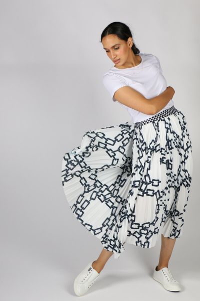 Coop Chain Of Thoughts Skirt In White