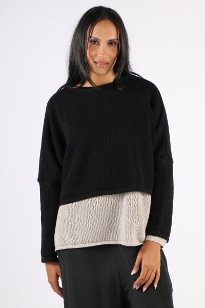Vale & Ward Jewly Sweater In Black