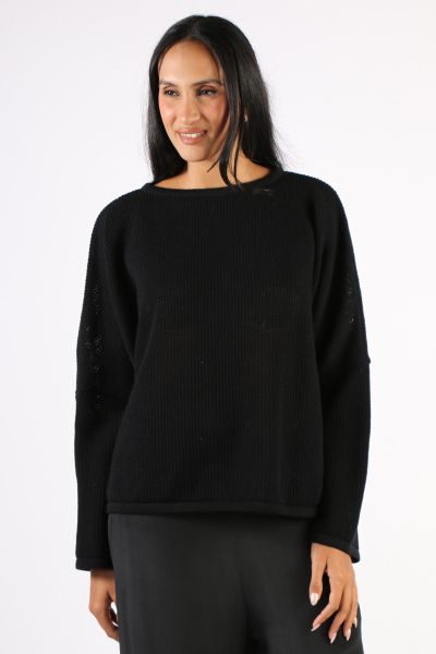 Vale & Ward Cora Sweater In Black