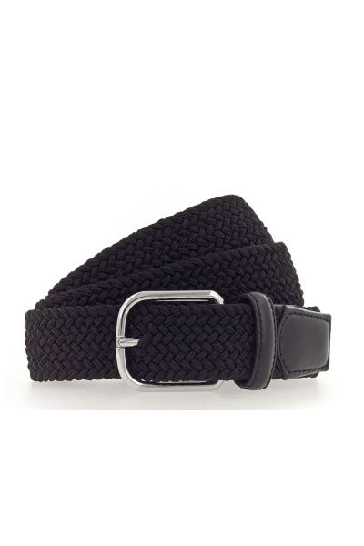 Vanzetti Woven Belt In Black