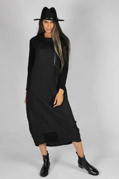 Accent Dress In Black By Verge 
