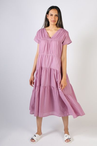 Yarra Trail Wisteria Teired Dress