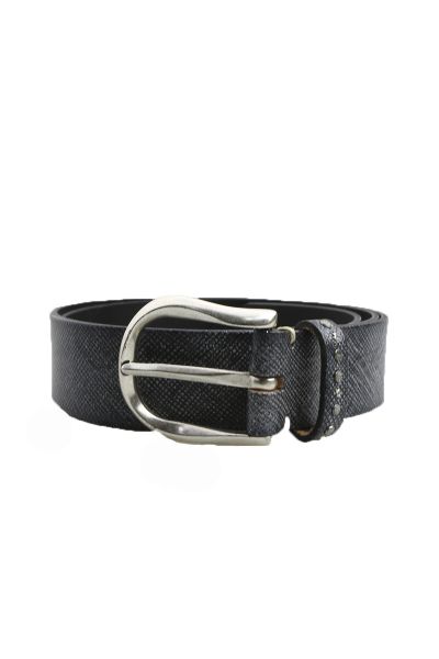 Sparkle Leather Belt By B.Belt In Black