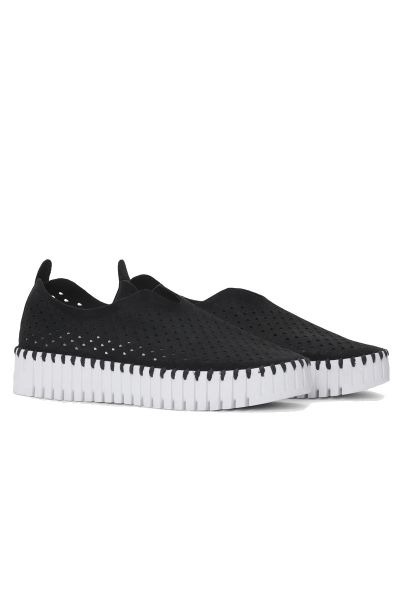 Tulip Platform Shoe By Ilse Jacosben In Black